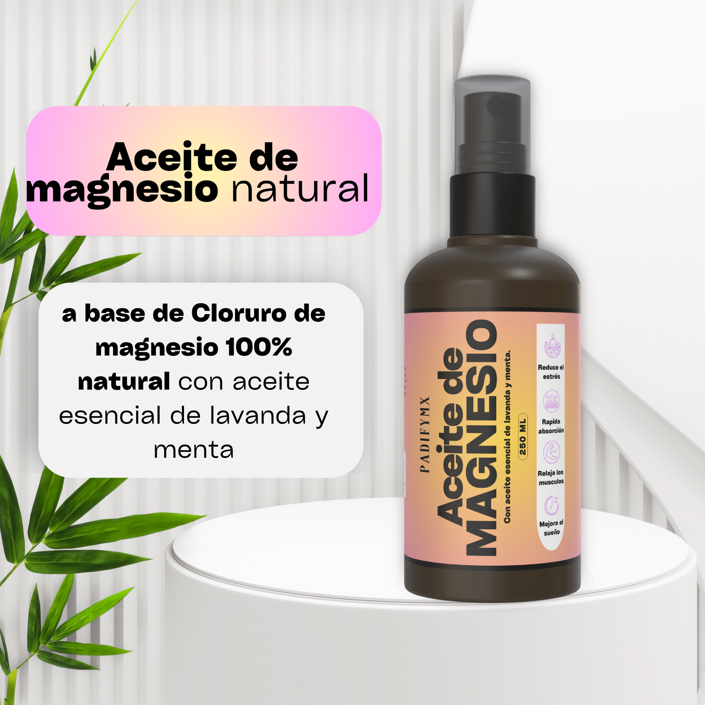 Aceite de Magnesio con Lavanda y Menta