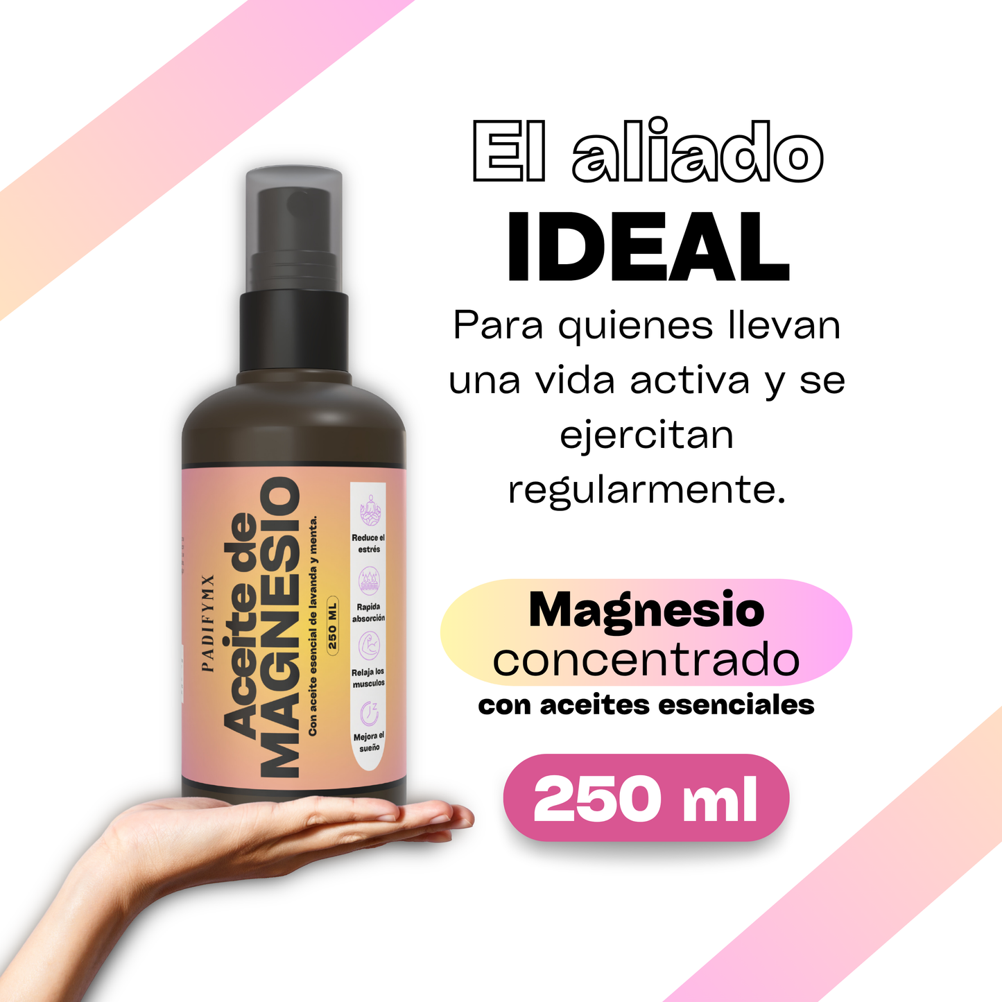 Aceite de Magnesio con Lavanda y Menta