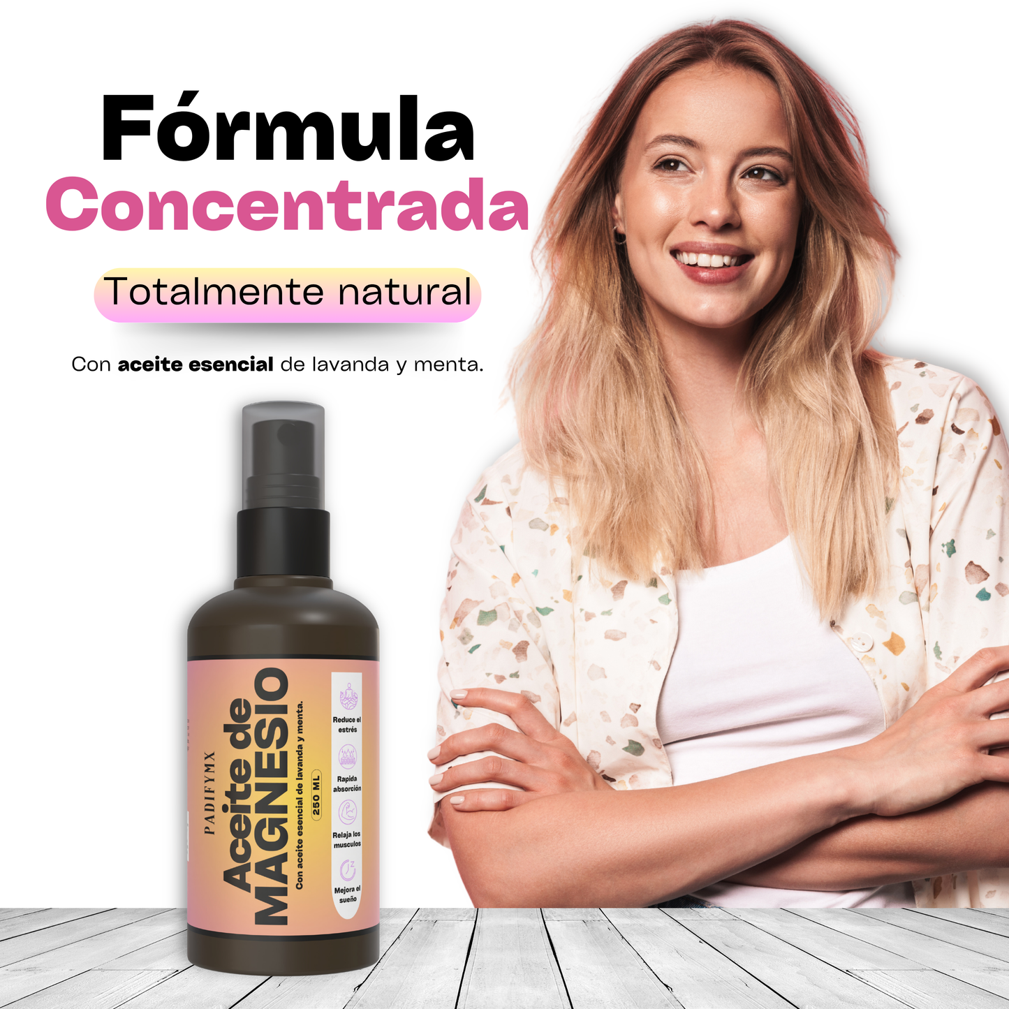 Aceite de Magnesio con Lavanda y Menta