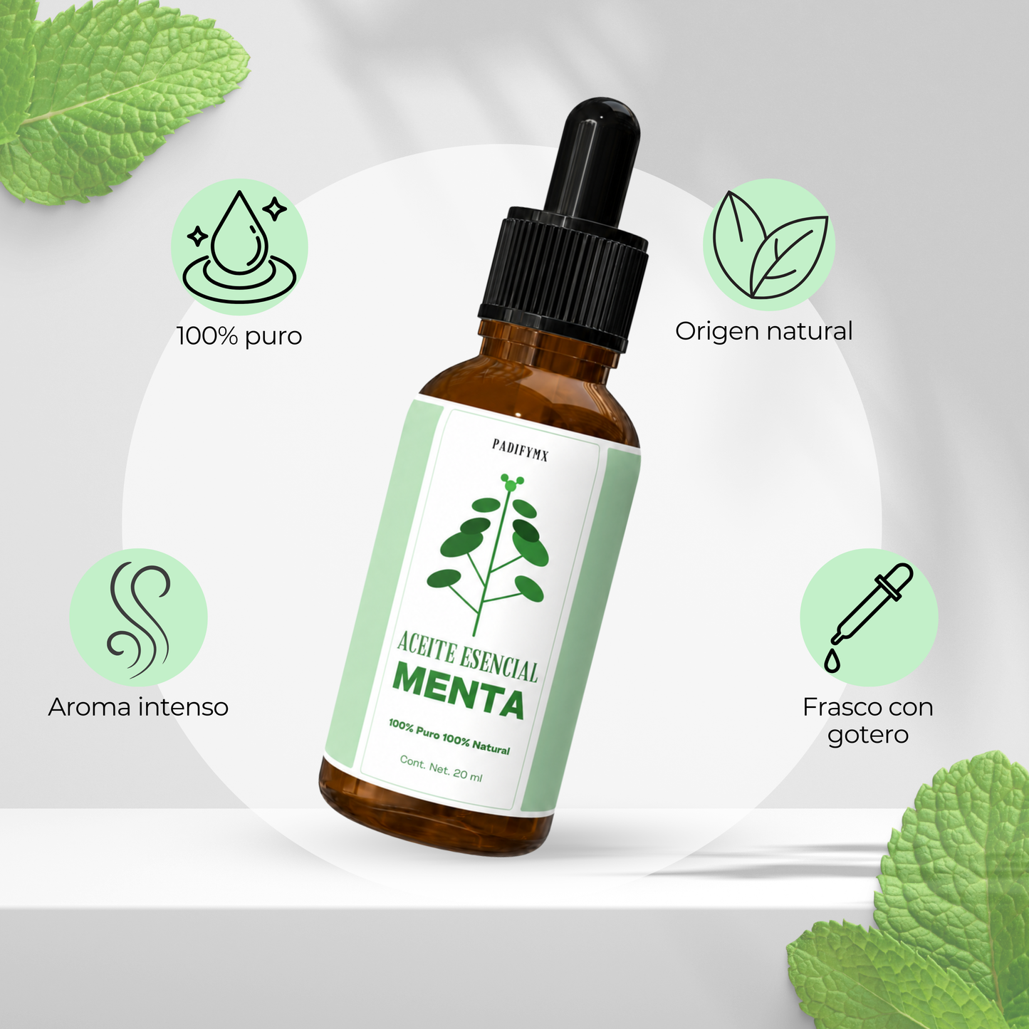 Aceite Esencial de Menta 20 ml