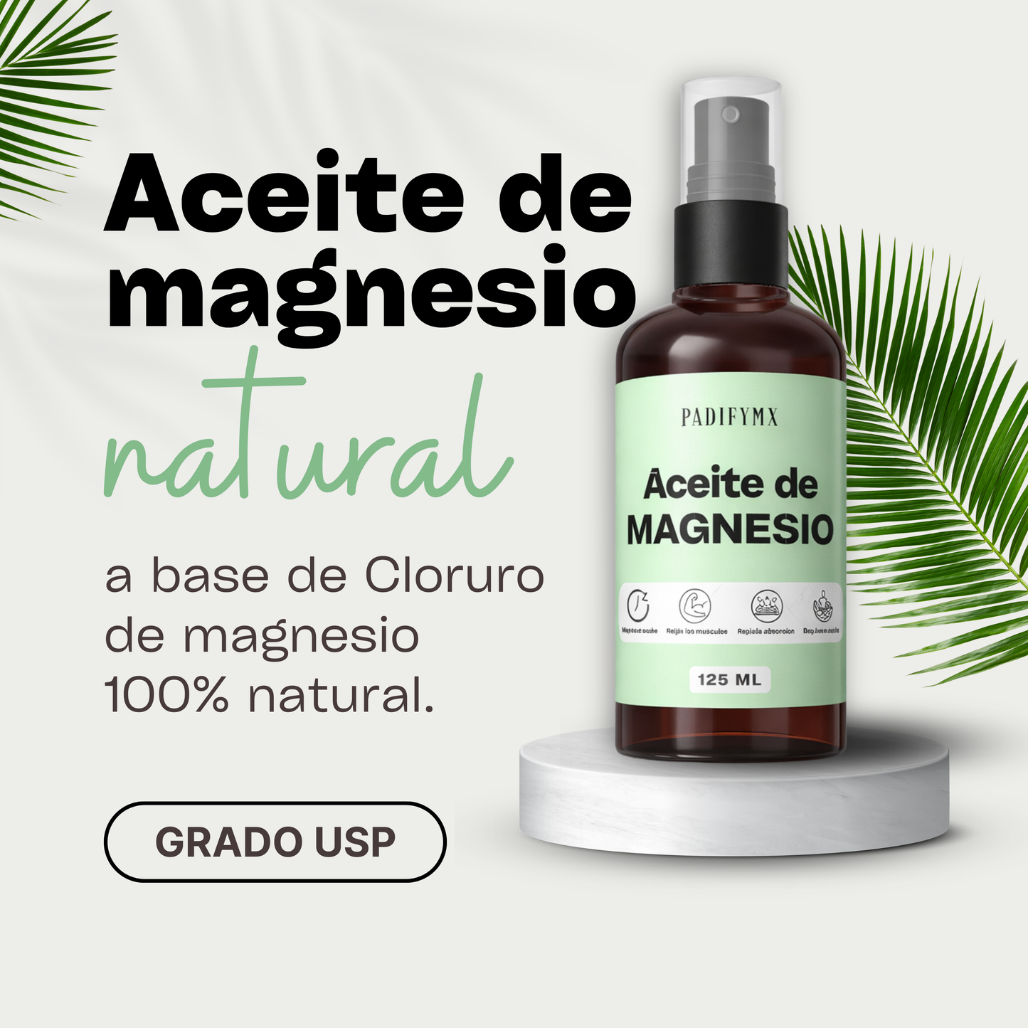 Aceite de Magnesio Natural 125ml