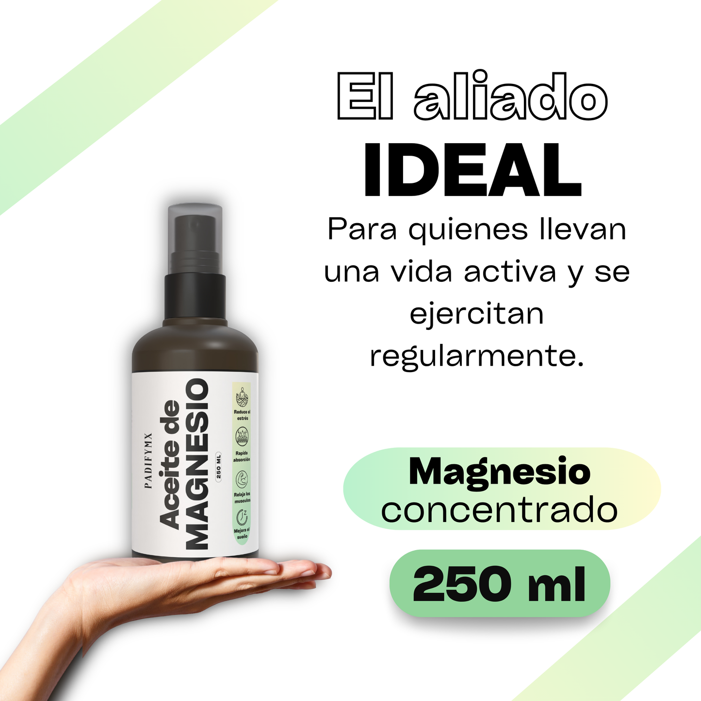 Aceite de Magnesio Natural — Relaja y Reduce Estrés