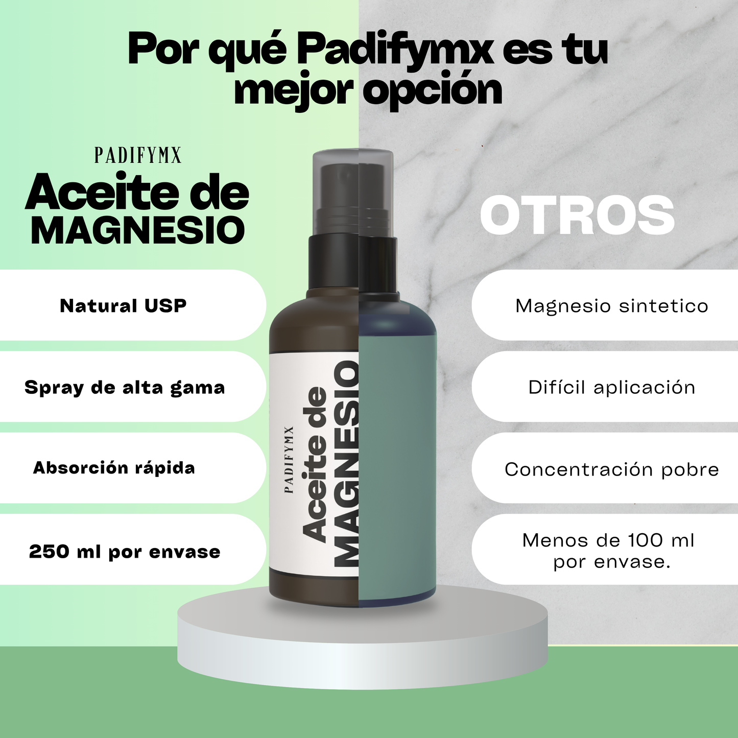 Aceite de Magnesio Natural — Relaja y Reduce Estrés